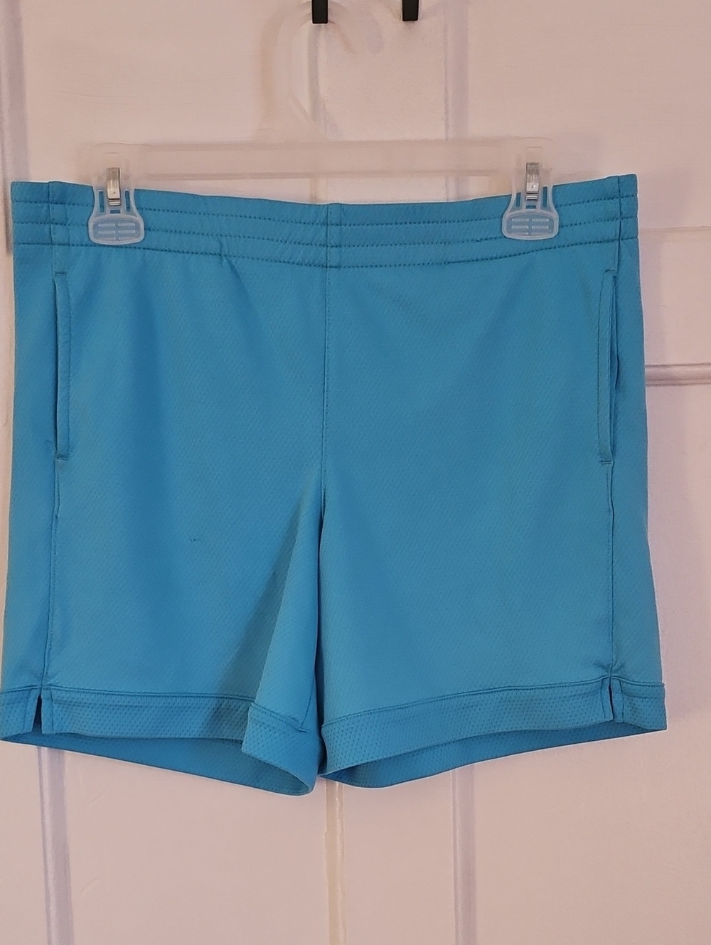Athletic Works Women's Aqua Blue Athletic Shorts